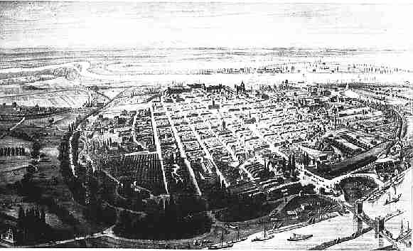 Mannheim, around 1850