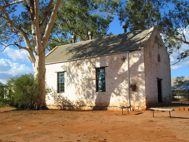 Lutherische Kirche in Hermannsburg, Northern Territory, Australien