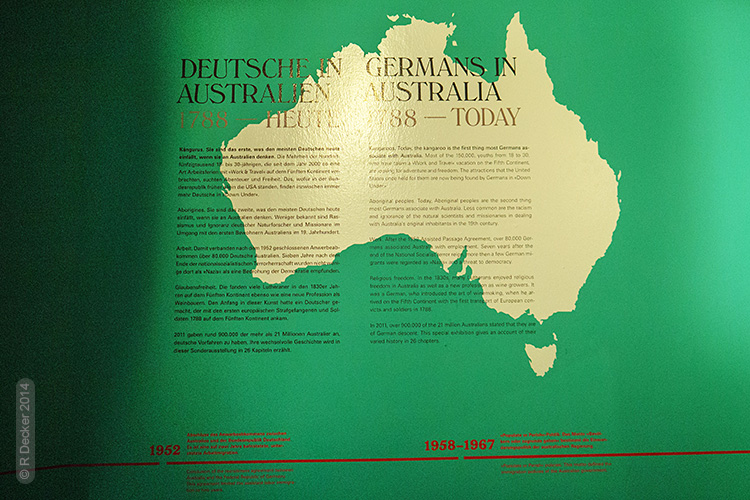 (Photo &copy; R Decker) exhibition display