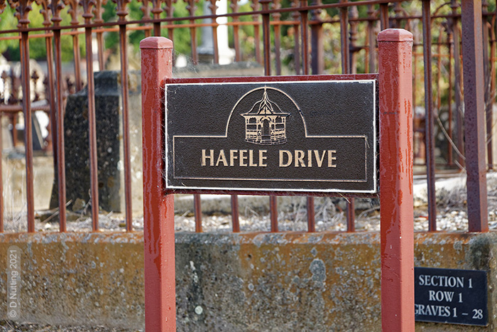 (Photo © D. Nutting) sign