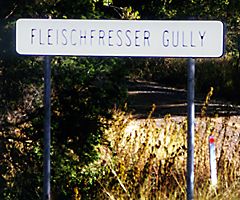 Photo: sign - Fleischfresser Gully