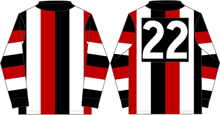 Image: representation of a football jumper of 1912