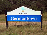 (Foto © D Nutting) Germantown-Schild