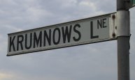 (Foto © D. Nutting) Straßenschild