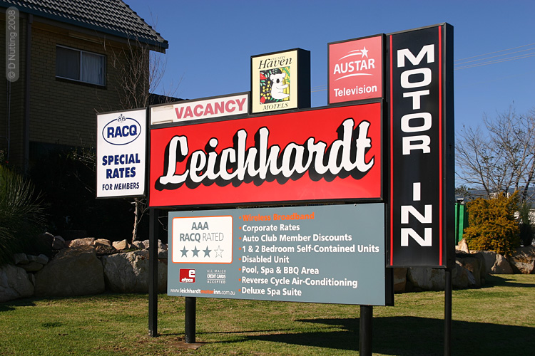 Photo: Leichhardt Motor Inn, Toowoomba (copyright: D Nutting)