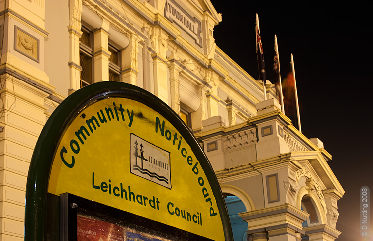 Photo: Leichhardt Town Hall (copyright: D Nutting)