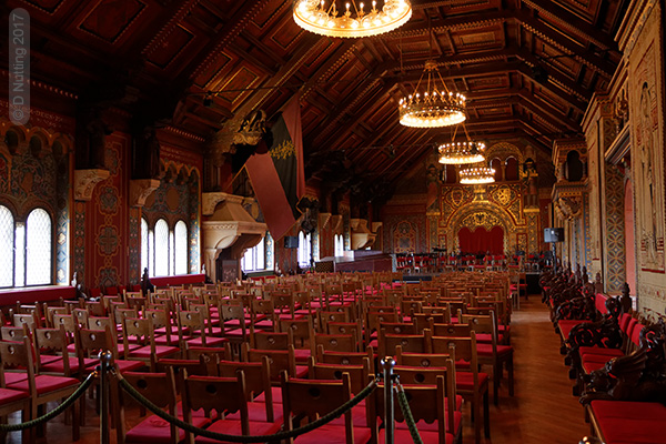 (Photo &copy; D. Nutting) ceremonial hall