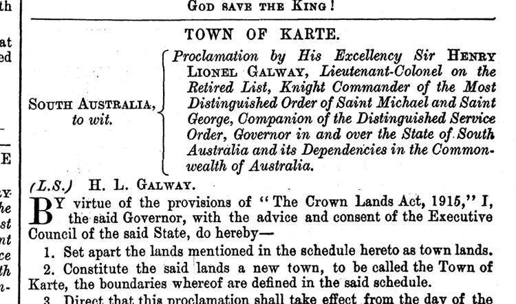 government announcement (screenshot)