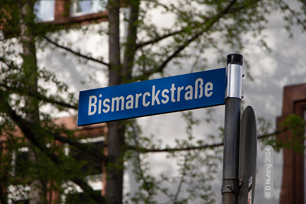 (Photo &copy; D Nutting) street name sign