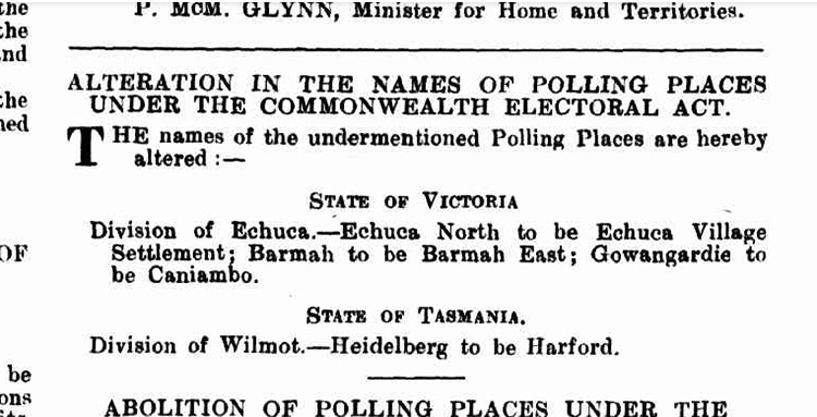 screenshot of newspaper announcement