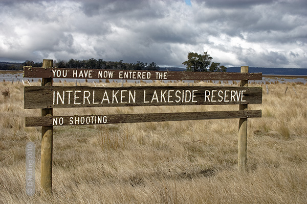 (Photo &copy; D. Nutting) wooden sign