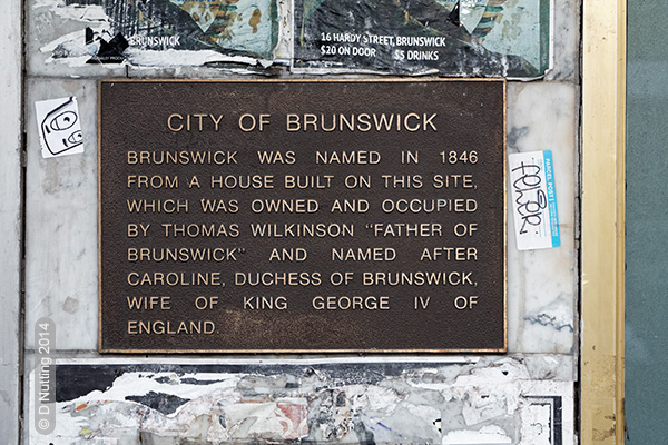 (Photo &copy; D. Nutting) information plaque