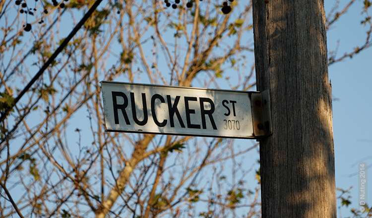 (Photo &copy; D. Nutting) street sign