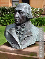 bust of Arthur Phillip