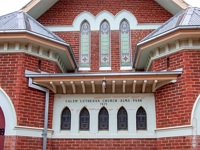 (Photo © D Nutting) brick church