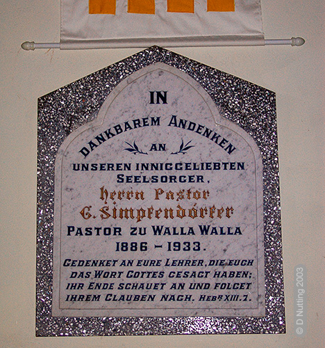 (Photo © D Nutting) memorial plaque