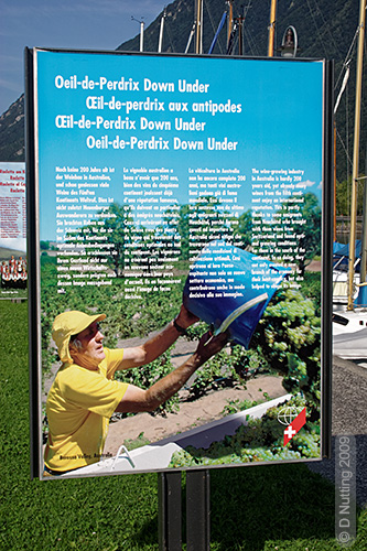 (Photo © D Nutting) presentation board