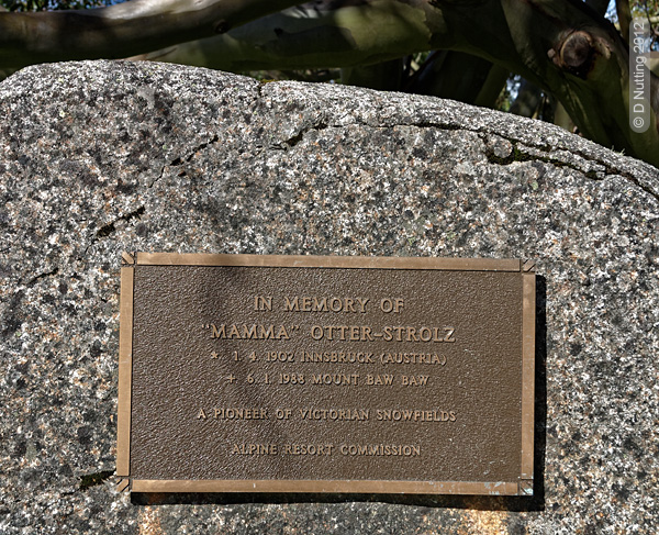 (Photo copyright D Nutting) memorial plaque
