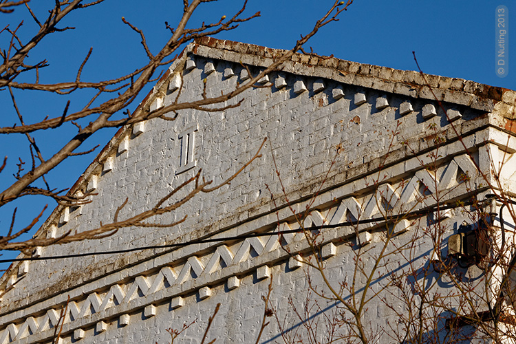 (Photo &copy; D. Nutting) The old German school building (MacKenzie St)