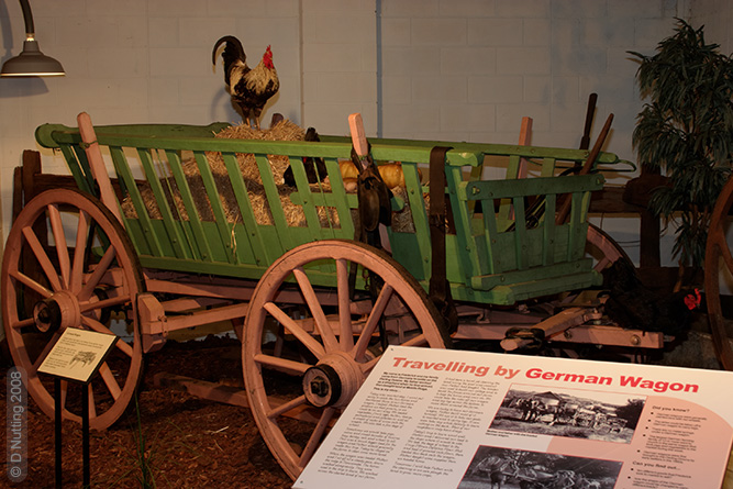 (Foto &copy; D. Nutting) Ausstellung - German wagon